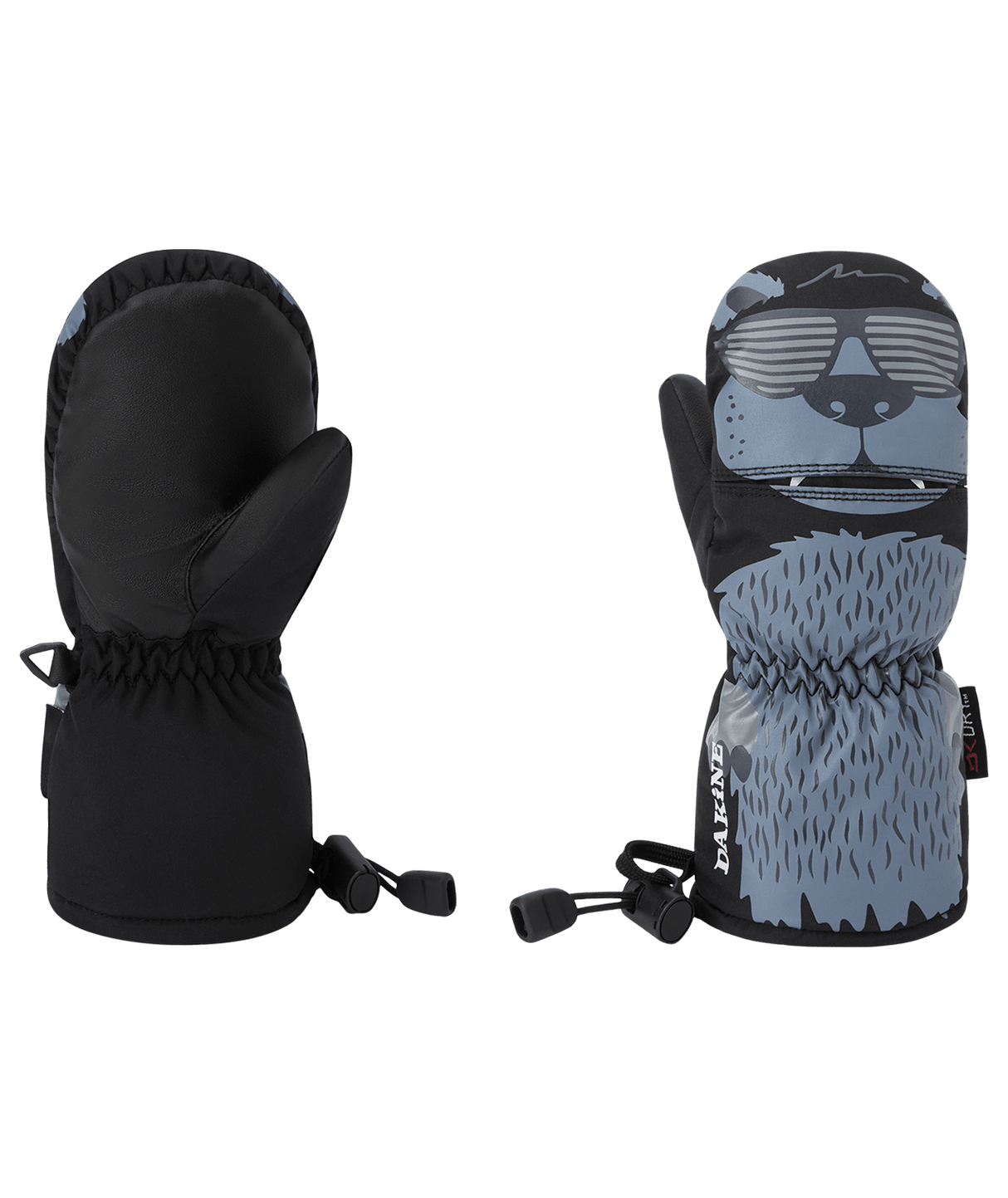 DAKINE Toddler Scrambler Mitt Black/Flint Stone Youth Snow Gloves & Mitts Dakine 