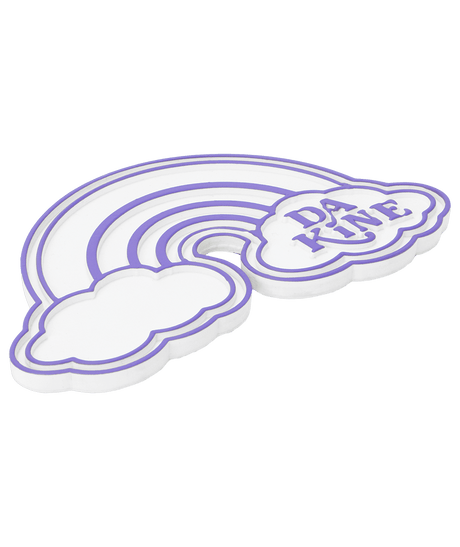 DAKINE Da Rainbow Stomp Pad White/Purple Snowboard Stomp Pads Dakine 