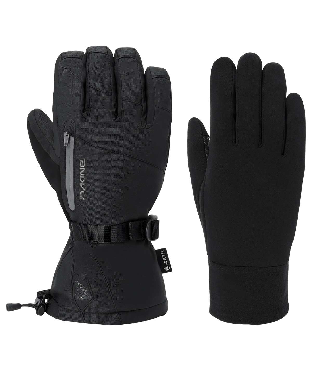 DAKINE Titan 2.0 Leather DLX GORE-TEX Gloves Black Men's Snow Gloves Dakine 
