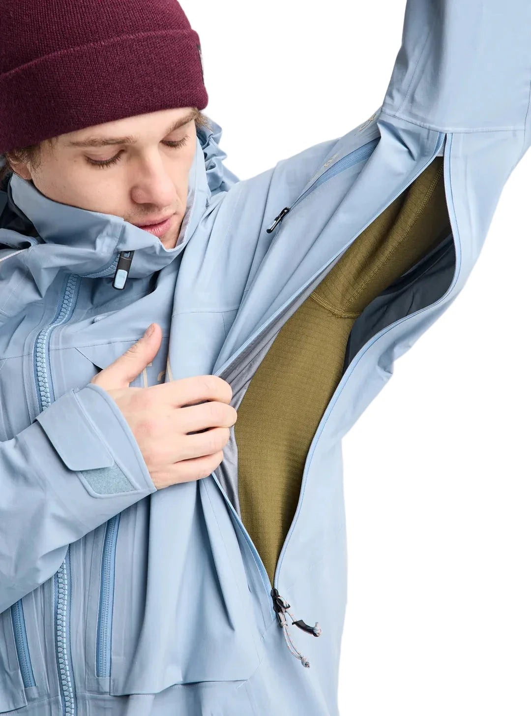 BURTON [ak] Hover GORE‑TEX C-KNIT 3L Stretch Snow Jacket Airstream Blue 2027 Men's Snow Jackets Burton 