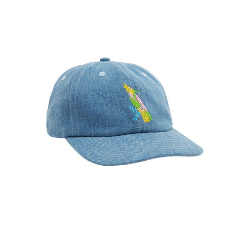 OBEY Jaunt Panel Strapback Hat Light Indigo Men's Hats Obey 