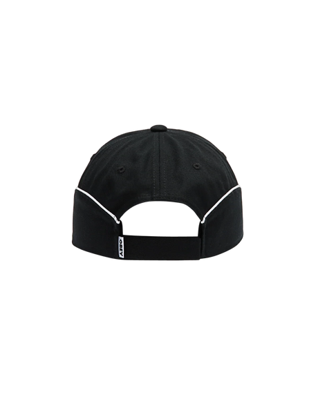 OBEY Rewind 6 Panel Velcroback Hat Black Men's Hats Obey 