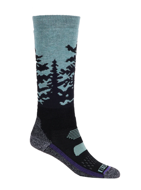 BURTON Kids Performance Midweight Snow Socks Sunrise Youth Snowboard Socks Burton 