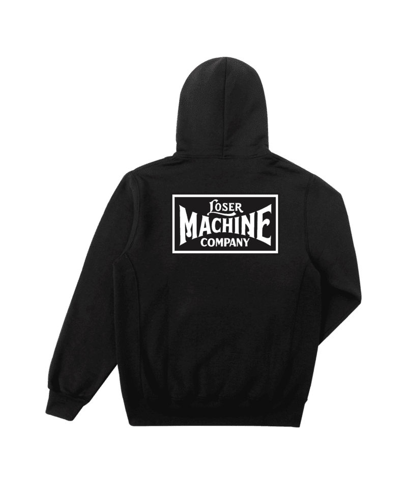 LOSER MACHINE New OG Moisture Wicking Pullover Hoodie Black Men's Pullover Hoodies Loser Machine 