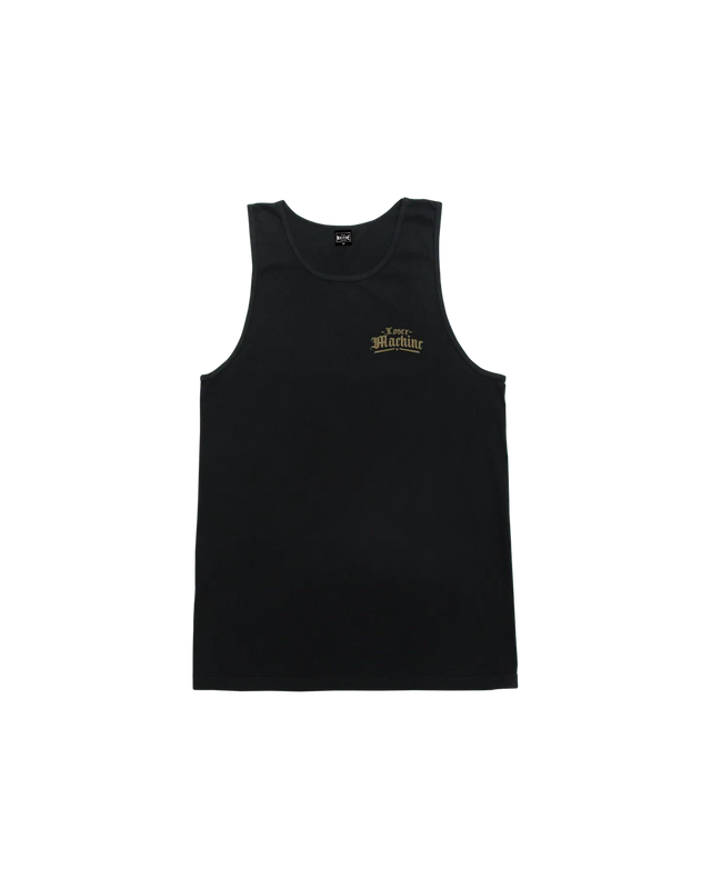 LOSER MACHINE Rose Bush Tank Top Black Men's Tank Tops Loser Machine 