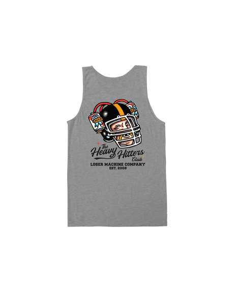 LOSER MACHINE Beer Bruiser Tank Top Heather Gray Men's Tank Tops Loser Machine 
