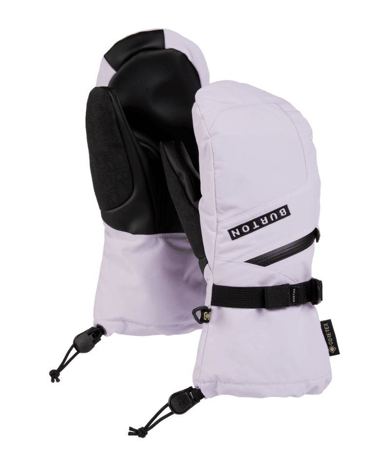 BURTON Women's GORE-TEX Mittens Moondust Purple Women's Snow Mitts Burton 