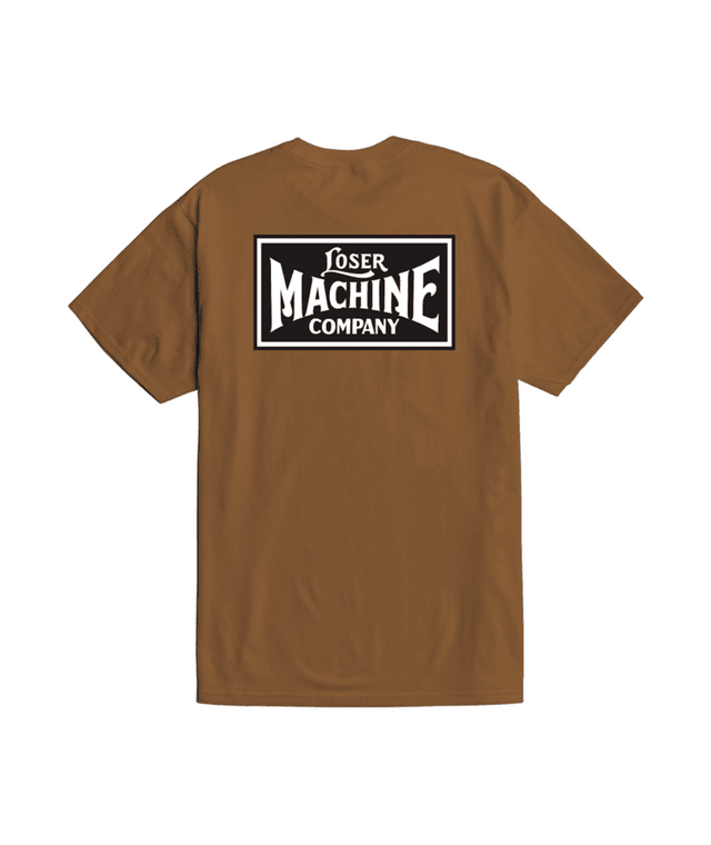 LOSER MACHINE New OG Stock T-Shirt Brown Sugar Men's Short Sleeve T-Shirts Loser Machine 