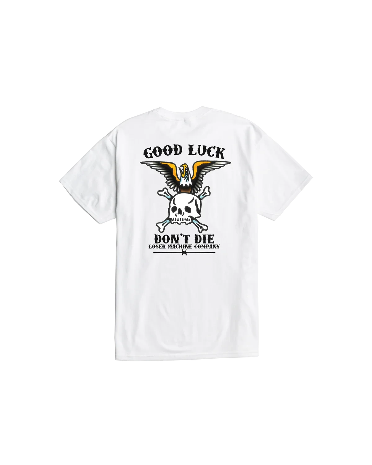 LOSER MACHINE Hardened T-Shirt White Men's Short Sleeve T-Shirts Loser Machine 