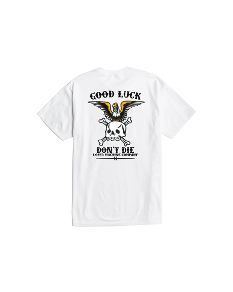 LOSER MACHINE Hardened T-Shirt White Men's Short Sleeve T-Shirts Loser Machine 