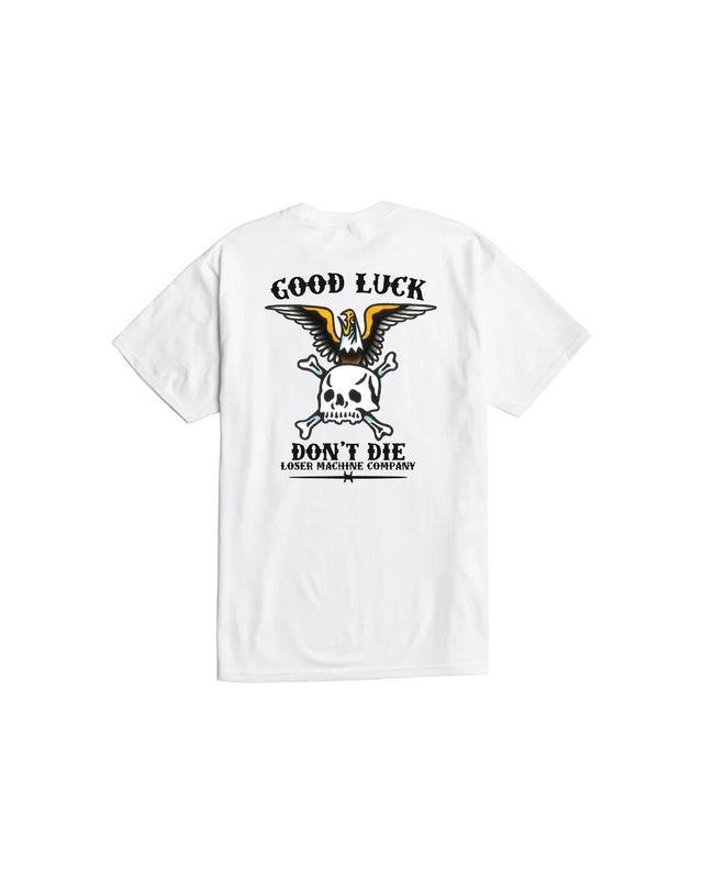 LOSER MACHINE Hardened T-Shirt White Men's Short Sleeve T-Shirts Loser Machine 