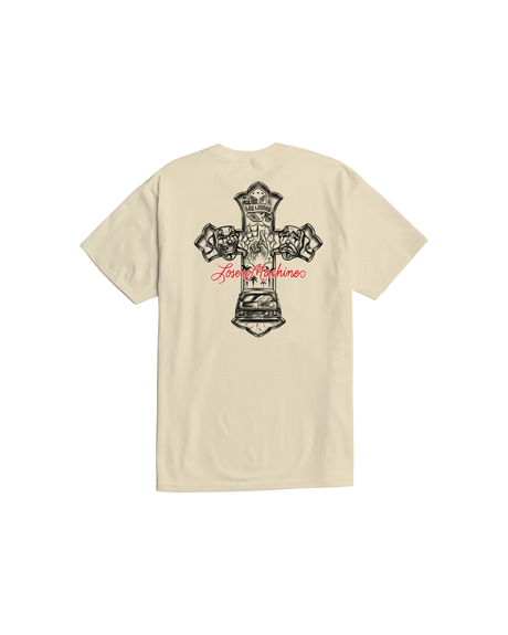 LOSER MACHINE Street View T-Shirt Cream Men's Short Sleeve T-Shirts Loser Machine 