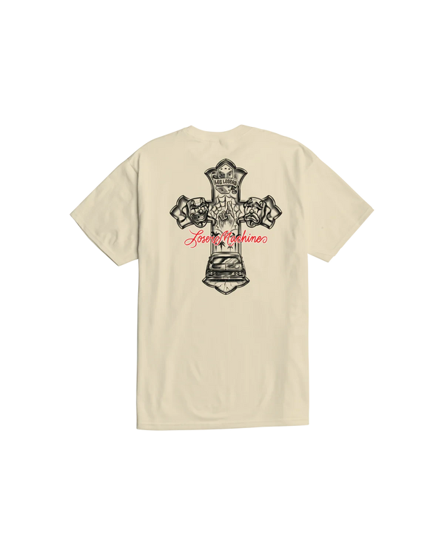 LOSER MACHINE Street View T-Shirt Cream Men's Short Sleeve T-Shirts Loser Machine 
