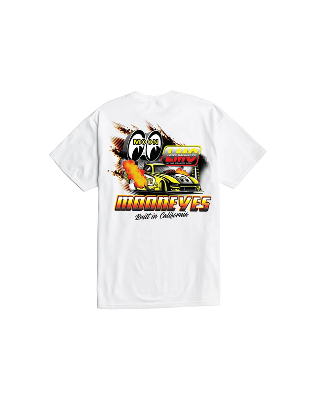 LOSER MACHINE Burnout T-Shirt White Men's Short Sleeve T-Shirts Loser Machine 