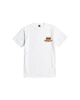 LOSER MACHINE Burnout T-Shirt White Men's Short Sleeve T-Shirts Loser Machine 