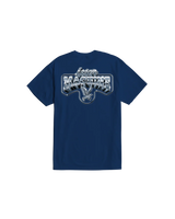 LOSER MACHINE American Chrome T-Shirt Navy Men's Short Sleeve T-Shirts Loser Machine 
