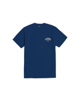 LOSER MACHINE American Chrome T-Shirt Navy Men's Short Sleeve T-Shirts Loser Machine 