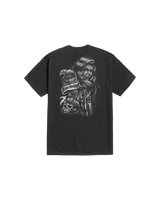 LOSER MACHINE Family Ties Stock T-Shirt Black Men's Short Sleeve T-Shirts Loser Machine 