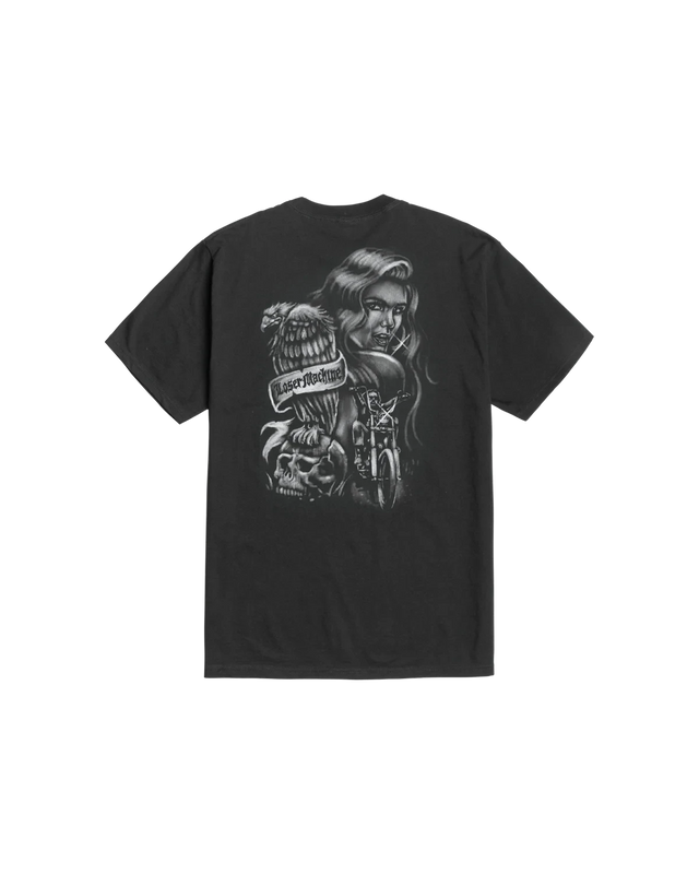 LOSER MACHINE Family Ties Stock T-Shirt Black Men's Short Sleeve T-Shirts Loser Machine 