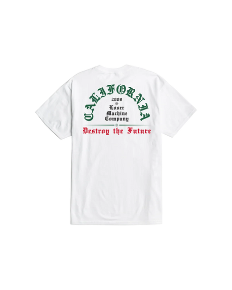 LOSER MACHINE Established V2 Stock T-Shirt White Men's Short Sleeve T-Shirts Loser Machine 