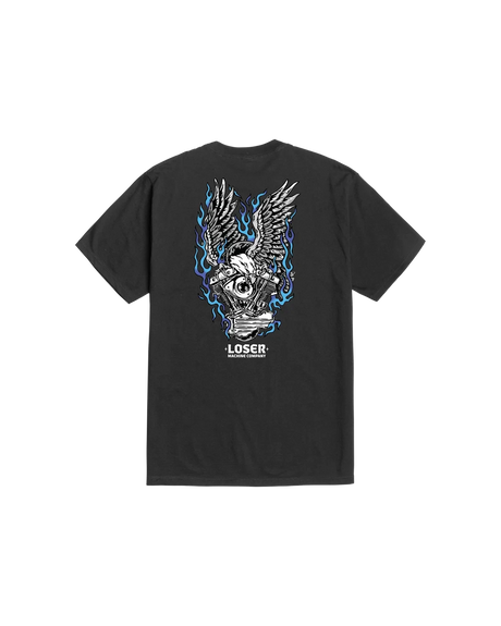 LOSER MACHINE Eagles Nest T-Shirt Black Men's Short Sleeve T-Shirts Loser Machine 