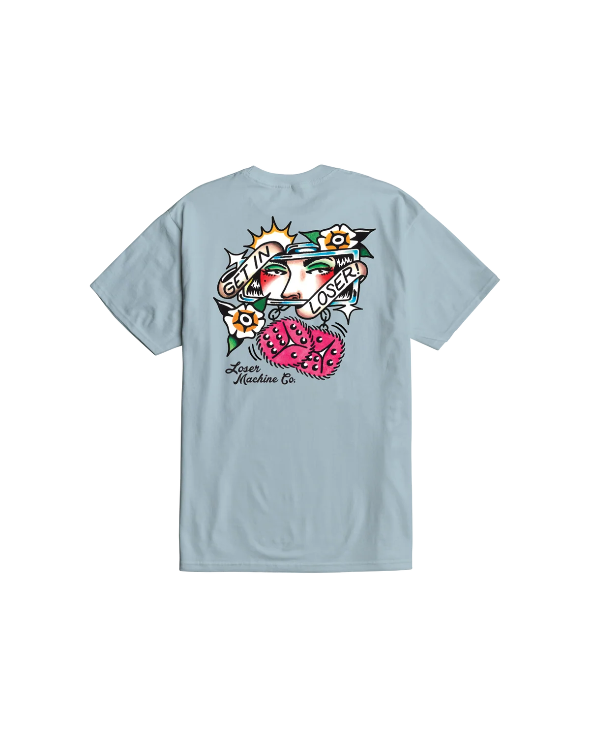 LOSER MACHINE Wild Ride T-Shirt Arctic Blue