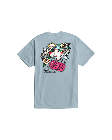 LOSER MACHINE Wild Ride T-Shirt Arctic Blue Men's Short Sleeve T-Shirts Loser Machine 