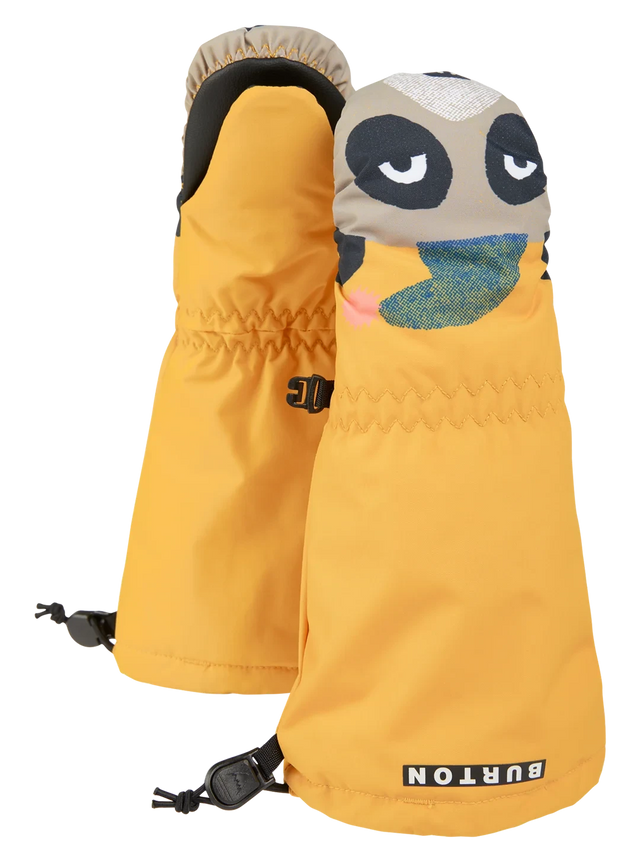 BURTON Toddlers Grommitt Mittens Raccoon Youth Snow Gloves & Mitts Burton 