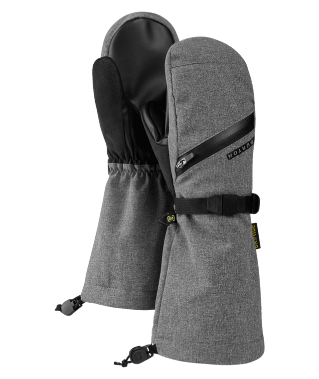 BURTON Kids Vent Mitt Grey Heather Youth Snow Gloves & Mitts Burton 