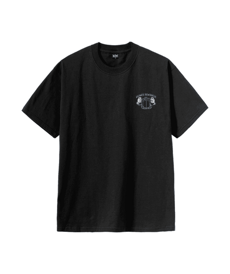 LOSER MACHINE Palm Tree Prison Heavy Weight T-Shirt Black Men's Short Sleeve T-Shirts Loser Machine 