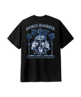 LOSER MACHINE Palm Tree Prison Heavy Weight T-Shirt Black Men's Short Sleeve T-Shirts Loser Machine 