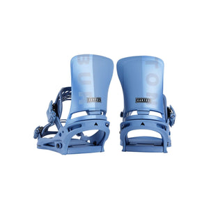 BURTON Cartel Re:Flex Snowboard Bindings Slate Blue/Logo 2024 Men's Snowboard Bindings Burton 