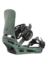 BURTON Cartel Snowboard Bindings Grey/Green Voltage 2027 Men's Snowboard Bindings Burton 