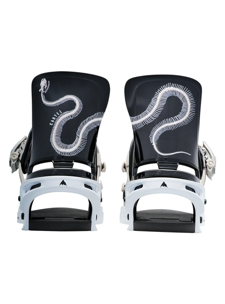 BURTON Cartel Snowboard Bindings Skeleton Snake 2027 Men's Snowboard Bindings Burton 