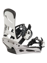 BURTON Mission Snowboard Bindings White/Silver 2027 Men's Snowboard Bindings Burton 