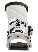 BURTON Mission Snowboard Bindings White/Silver 2027 Men's Snowboard Bindings Burton 