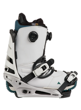 BURTON Mission Snowboard Bindings White/Silver 2027 Men's Snowboard Bindings Burton 
