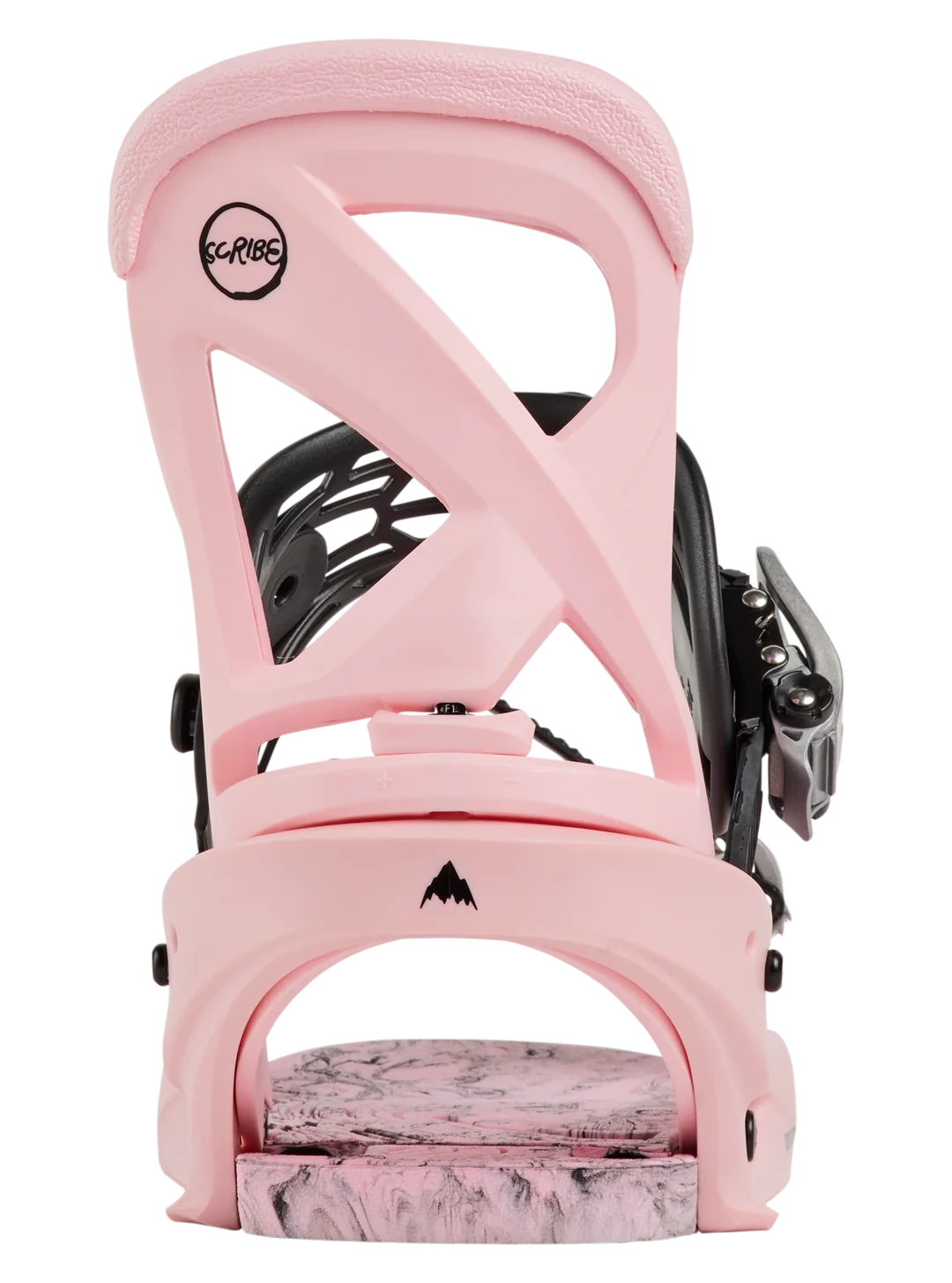 BURTON Women's Scribe Snowboard Bindings Pink 2027 Women's Snowboard Bindings Burton 