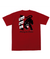 LOSER MACHINE Nightfall Stock Pocket T-Shirt Red Men's Short Sleeve T-Shirts Loser Machine 