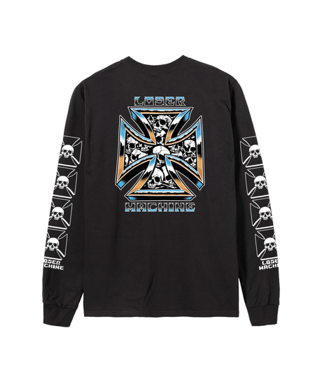 LOSER MACHINE Catacomb Long Sleeve T-Shirt Black Men's Long Sleeve T-Shirts Loser Machine 