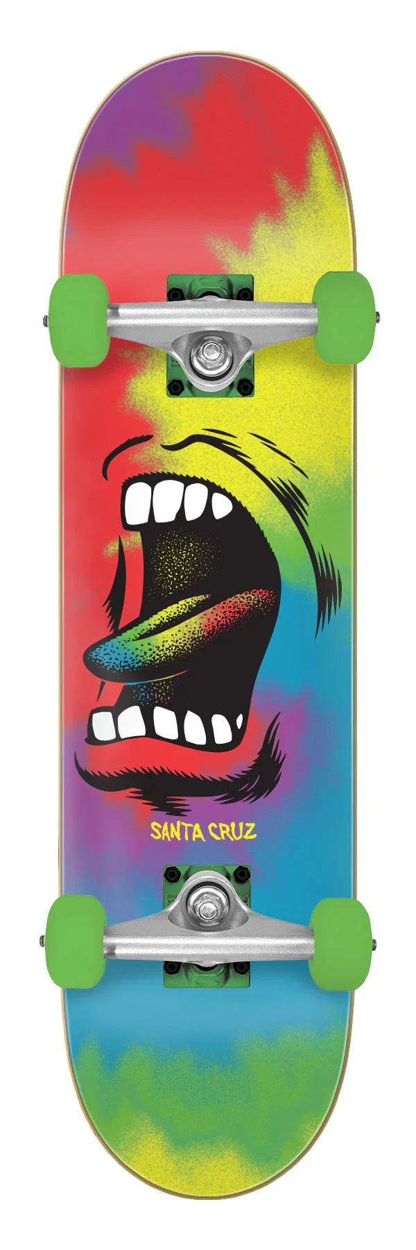 SANTA CRUZ Bog Mouth Tie Dye 8.0 Skateboard Complete Skateboard Completes Santa Cruz 