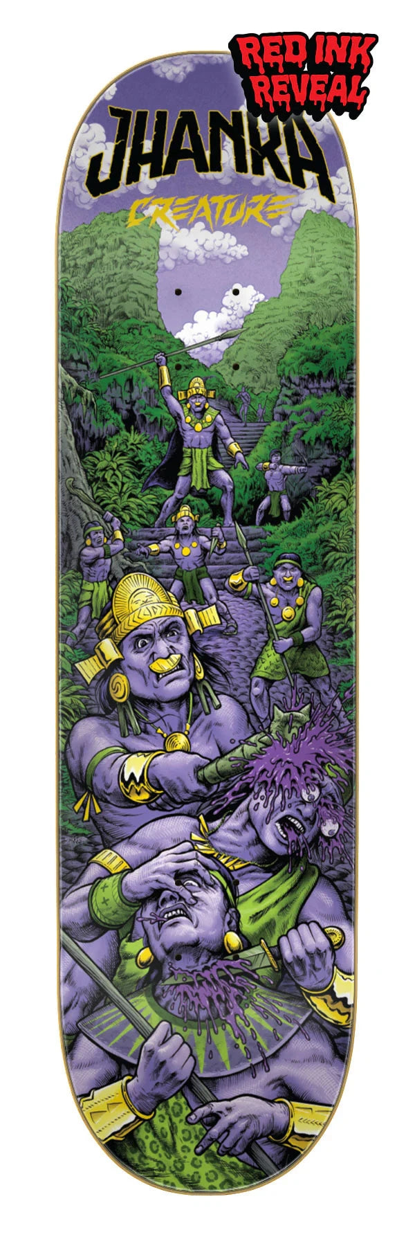 CREATURE VX Gonzalez Warriors 8.375 Skateboard Deck Skateboard Decks Creature 