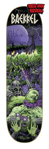 CREATURE VX Baekkel Warriors 8.6 Skateboard Deck Skateboard Decks Creature 