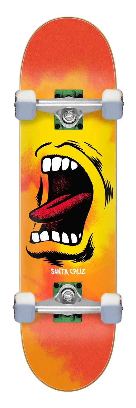 SANTA CRUZ Big Mouth Flame Full 8.0 Skateboard Complete Skateboard Completes Santa Cruz 