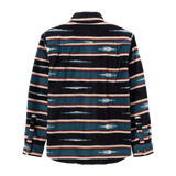 LOSER MACHINE Elmwood Woven Fleece Button Up Shirt Navy Men's Long Sleeve Button Up Shirts Loser Machine 