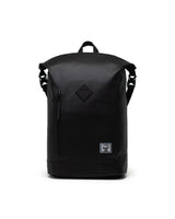 HERSCHEL Roll Top Backpack Weather Resistant Black Backpacks Herschel Supply Company 