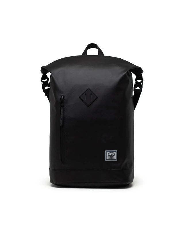 HERSCHEL Roll Top Backpack Weather Resistant Black Backpacks Herschel Supply Company 