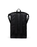 HERSCHEL Roll Top Backpack Weather Resistant Black Backpacks Herschel Supply Company 