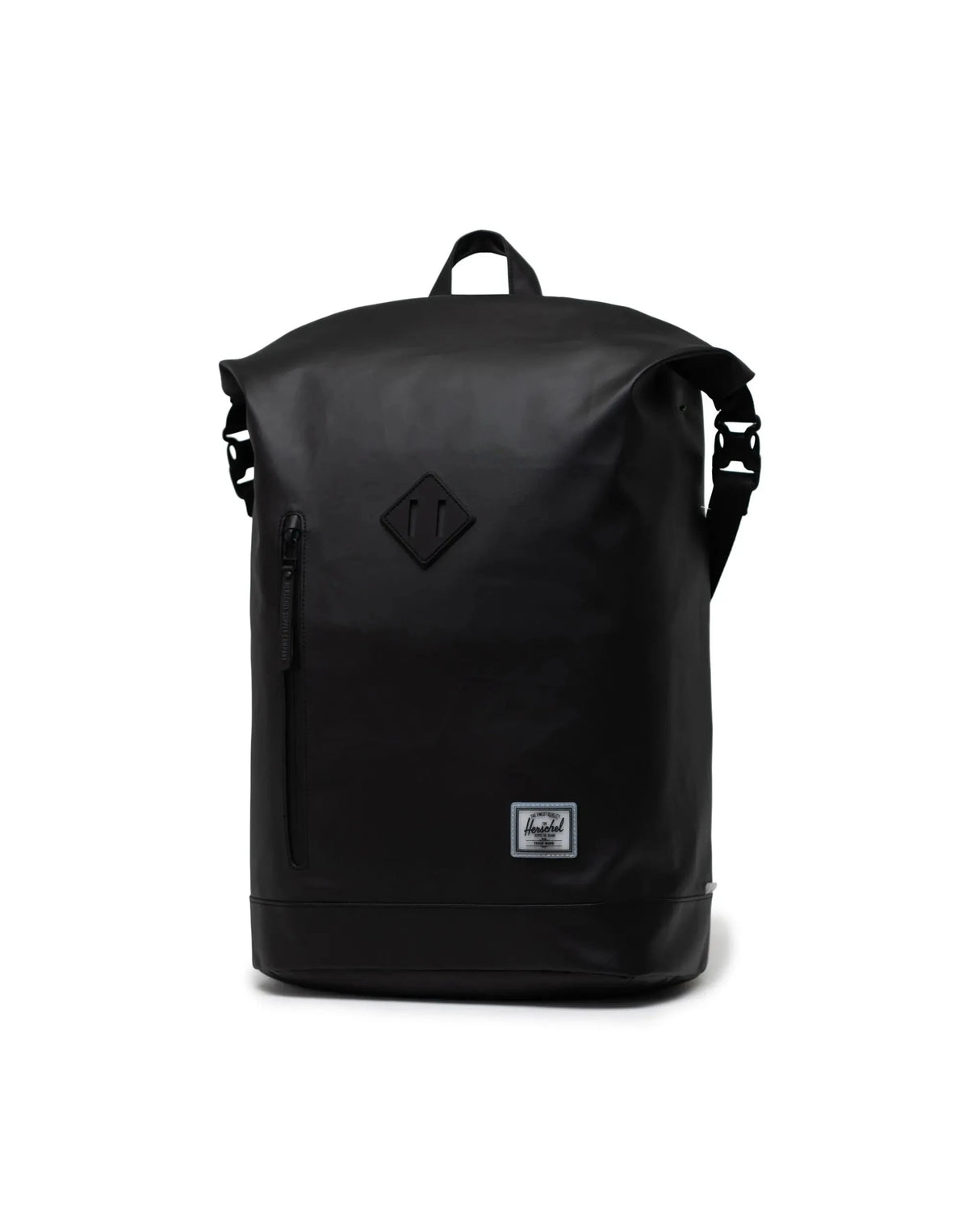 HERSCHEL Roll Top Backpack Weather Resistant Black Backpacks Herschel Supply Company 