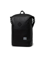 HERSCHEL Roll Top Backpack Weather Resistant Black Backpacks Herschel Supply Company 